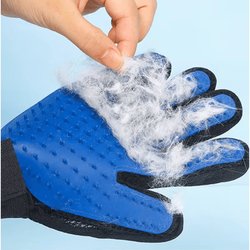 Silicone Pet Grooming Gloves For Cat Dog Hair Removal 0