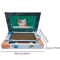 Foldable LaptopShaped Corrugated Cat Scratching Board Toy 2