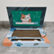 Foldable LaptopShaped Corrugated Cat Scratching Board Toy 4