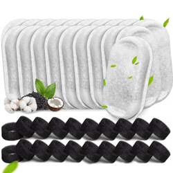 40pcs replacement filters & sponge set for cat water fountains