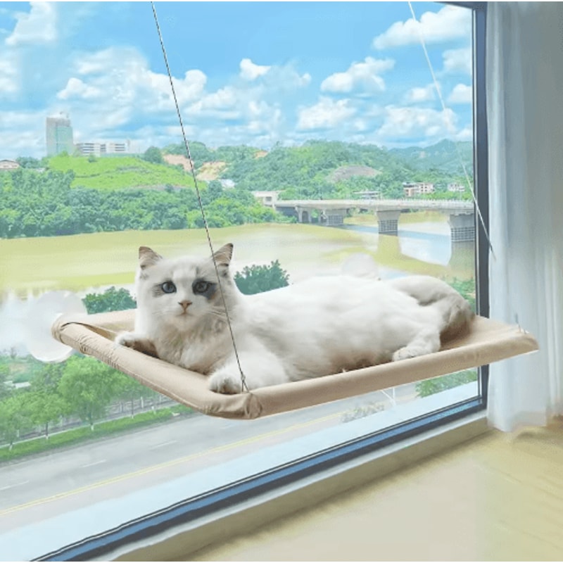 UltraSoft CloudLike Cat Window Hammock Bed For Indoor Cats 5
