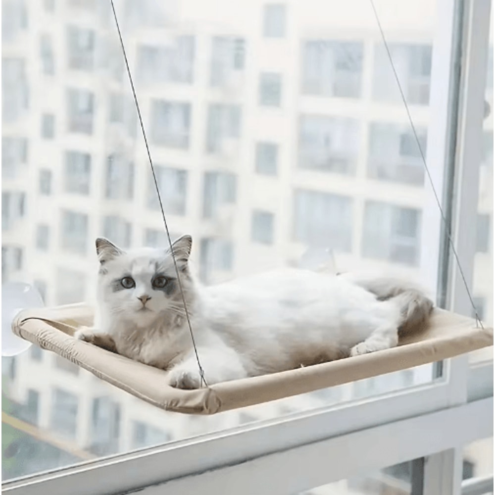 UltraSoft CloudLike Cat Window Hammock Bed For Indoor Cats 0