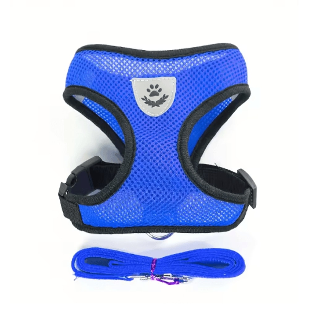 Adjustable EscapeProof Reflective Cat Harness Leash Set 3