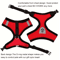 Adjustable EscapeProof Reflective Cat Harness Leash Set 11