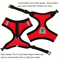 Adjustable EscapeProof Reflective Cat Harness Leash Set 11