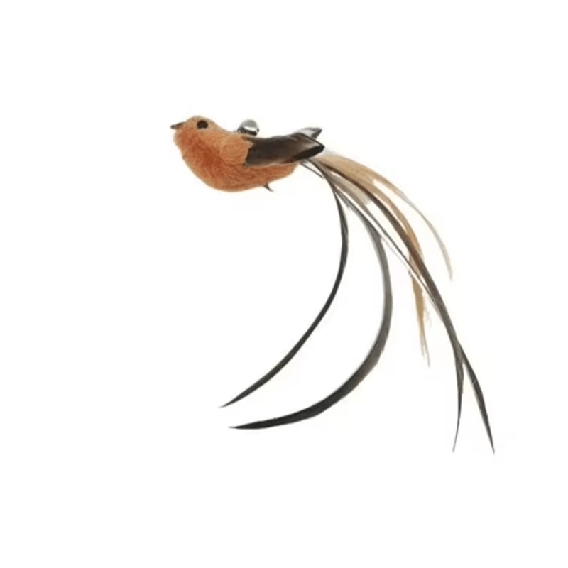 Interactive Feather Suction Cup Cat Teaser Toy With Bell 1