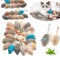 5PCS Catnip Mouse Toys Set For Interactive Indoor Play 0