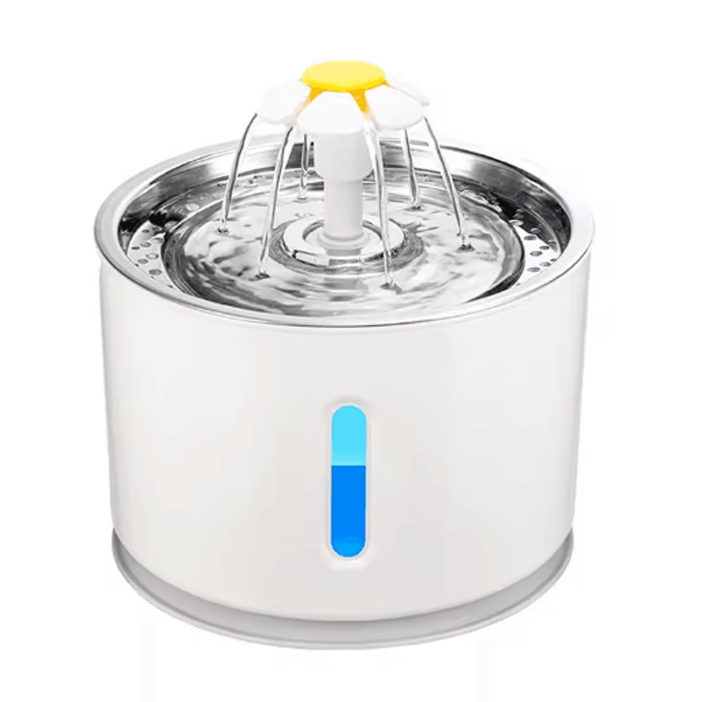 32L Stainless Steel Smart Cat Water Fountain With Silent Pump 1