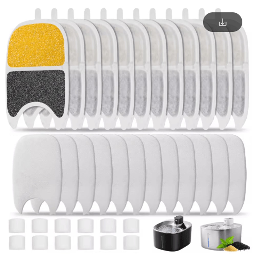 12Pack Replacement Filters Sponges For APETDOLA Cat Water Fountain 1