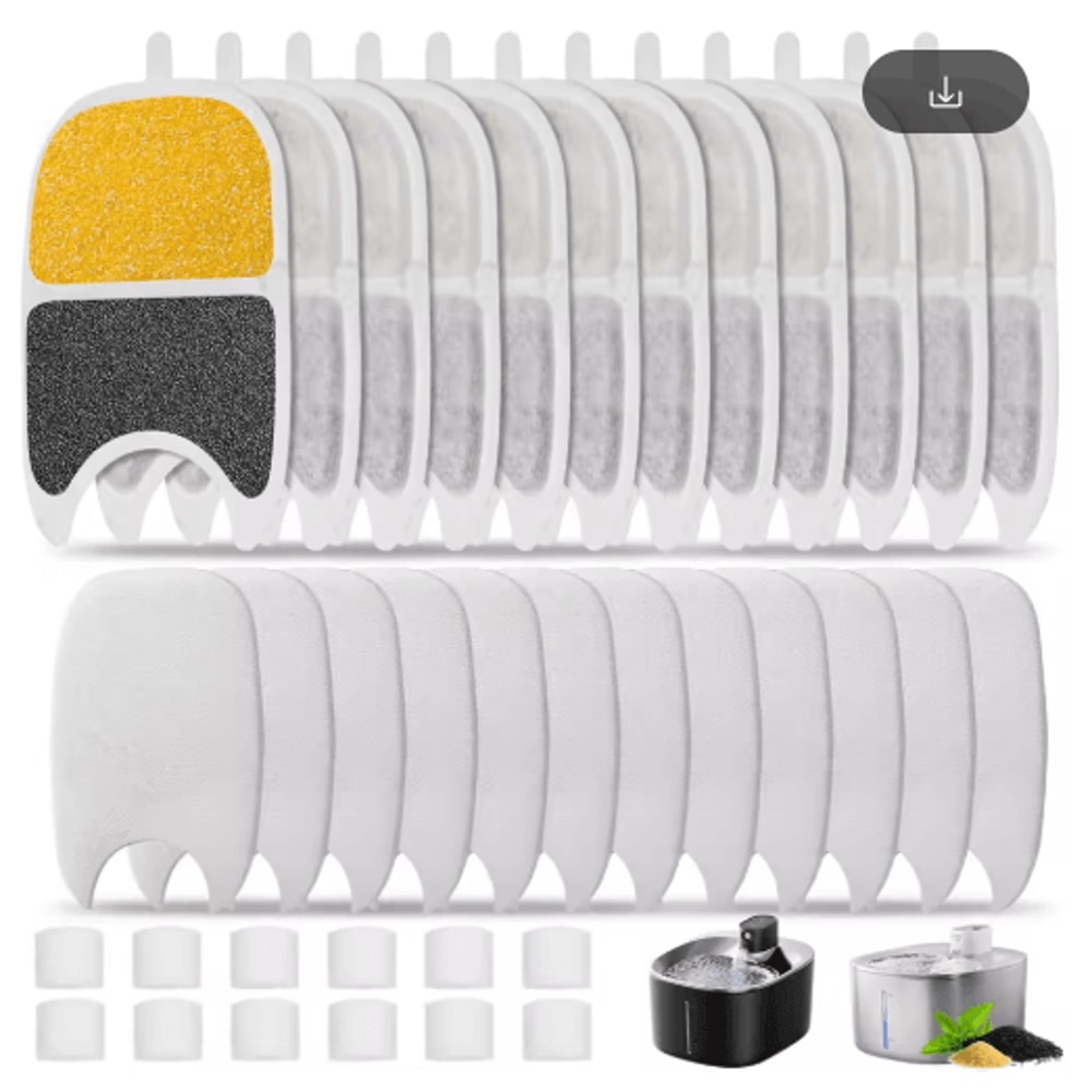 12Pack Replacement Filters Sponges For APETDOLA Cat Water Fountain 0