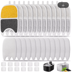 12-pack replacement filters & sponges for apetdola cat water fountain