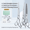 Fenice Professional Pet Grooming Shears Set For Dogs Cats 3