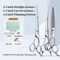 Fenice Professional Pet Grooming Shears Set For Dogs Cats 3