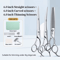 Fenice Professional Pet Grooming Shears Set For Dogs Cats 4