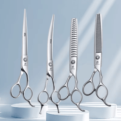 fenice professional pet grooming shears set for dogs & cats