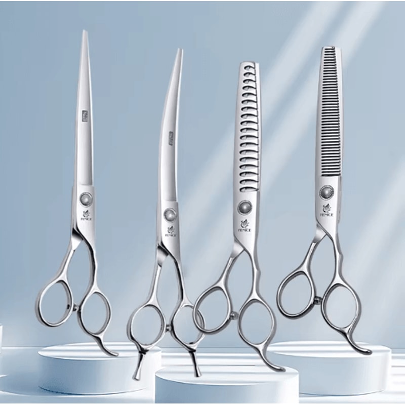 Fenice Professional Pet Grooming Shears Set For Dogs Cats 0