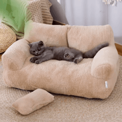 soft detachable washable pet sofa couch for cats & dogs