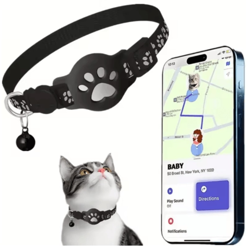 Multifunctional Smart GPS Tracker Collar For Cats Pets 0
