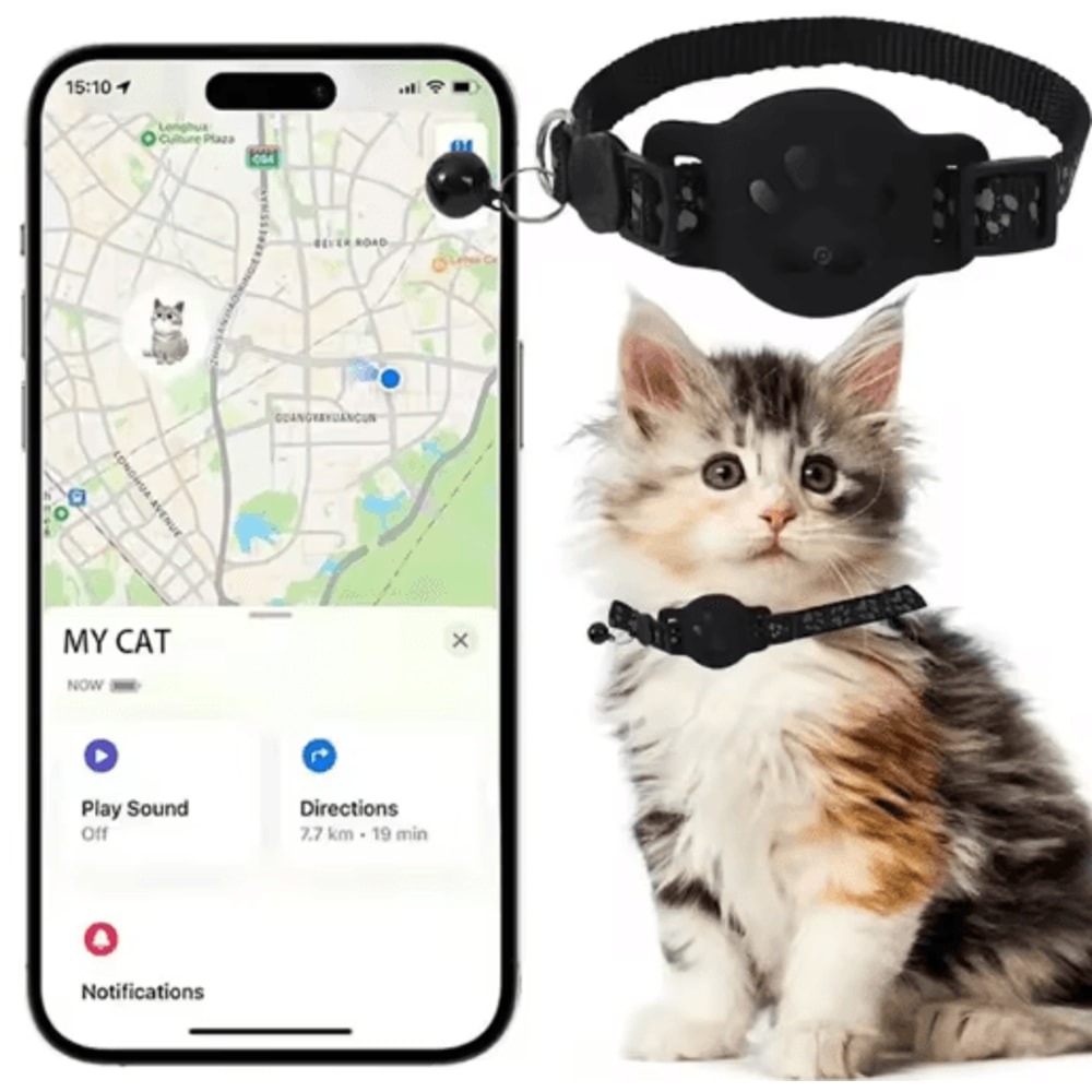 Multifunctional Smart GPS Tracker Collar For Cats Pets 6