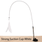 HandsFree Suction Cup Feather Wand Interactive Cat Toy 1