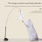 HandsFree Suction Cup Feather Wand Interactive Cat Toy 5