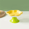 Floral Ceramic Elevated Cat Food Water Bowl For Neck Comfort 3
