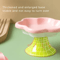 Floral Ceramic Elevated Cat Food Water Bowl For Neck Comfort 6
