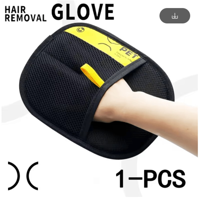 Electrostatic Pet Hair Removal Grooming Glove For Cats Dogs 6