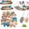 Rattle Catnip Mouse Toys Set For Interactive Indoor Play 2