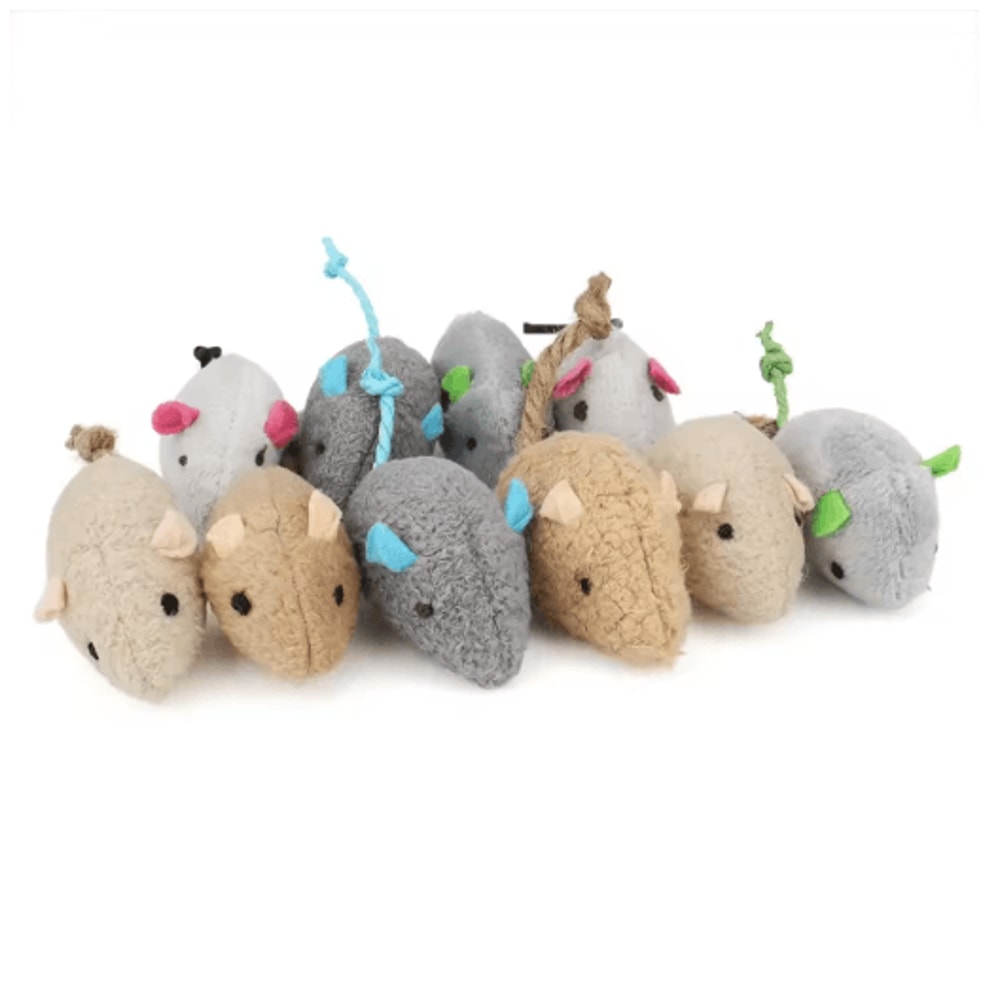 Rattle Catnip Mouse Toys For Interactive Indoor Play 5