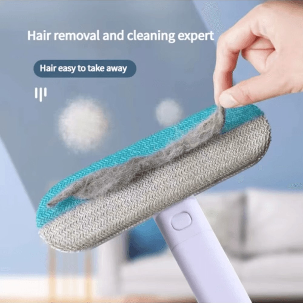 Reusable DoubleSided Pet Hair Removal Grooming Gloves Set 7