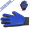 Silicone Pet Grooming Gloves For Hair Removal Shedding Control 10