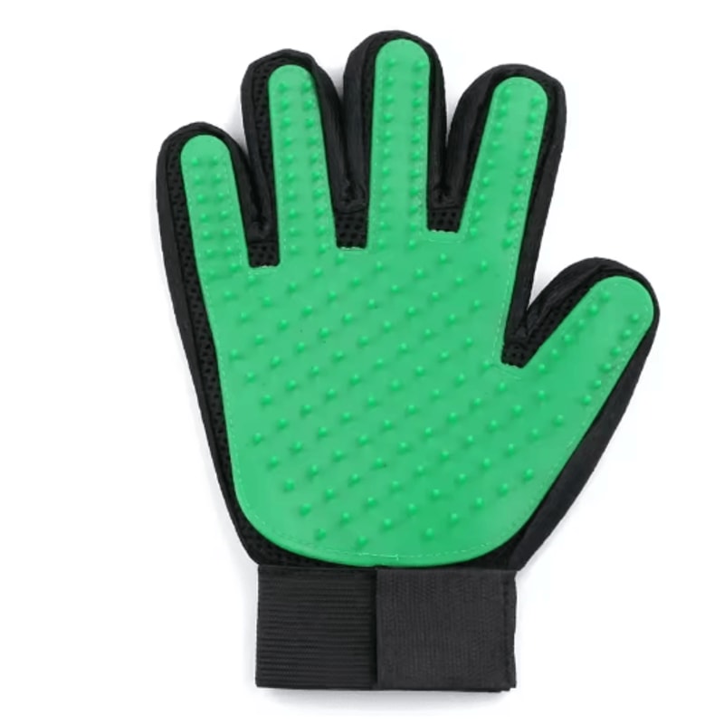 Silicone Pet Grooming Gloves For Hair Removal Shedding Control 4