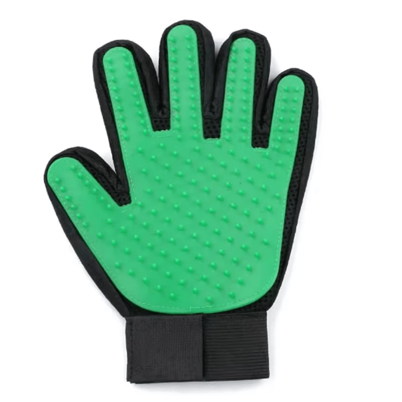 Silicone Pet Grooming Gloves For Hair Removal Shedding Control 5