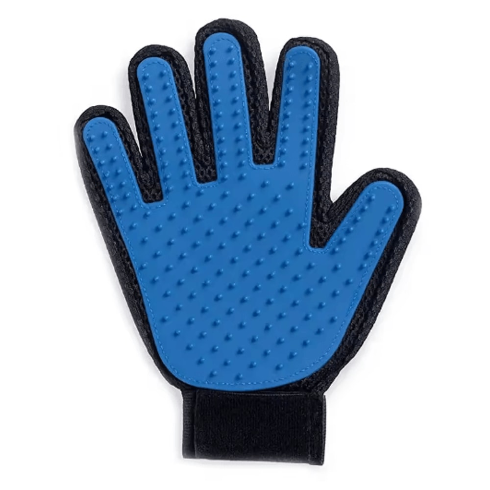 Silicone Pet Grooming Gloves For Hair Removal Shedding Control 6