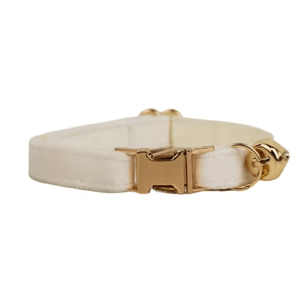 Personalized Velvet Cat Collar With Engraved Name Bow Bell 27