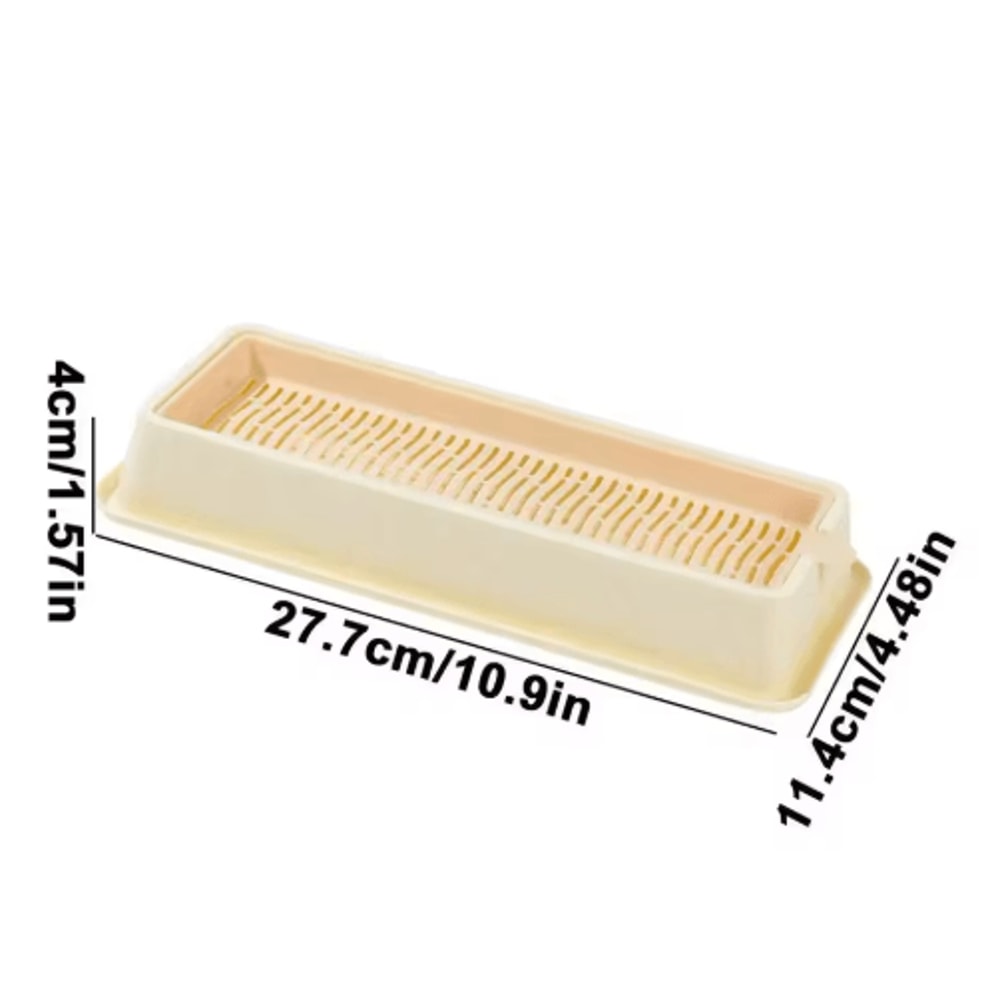 Layered Soilless Cat Grass Growing Kit With Seed Germination Tray 2
