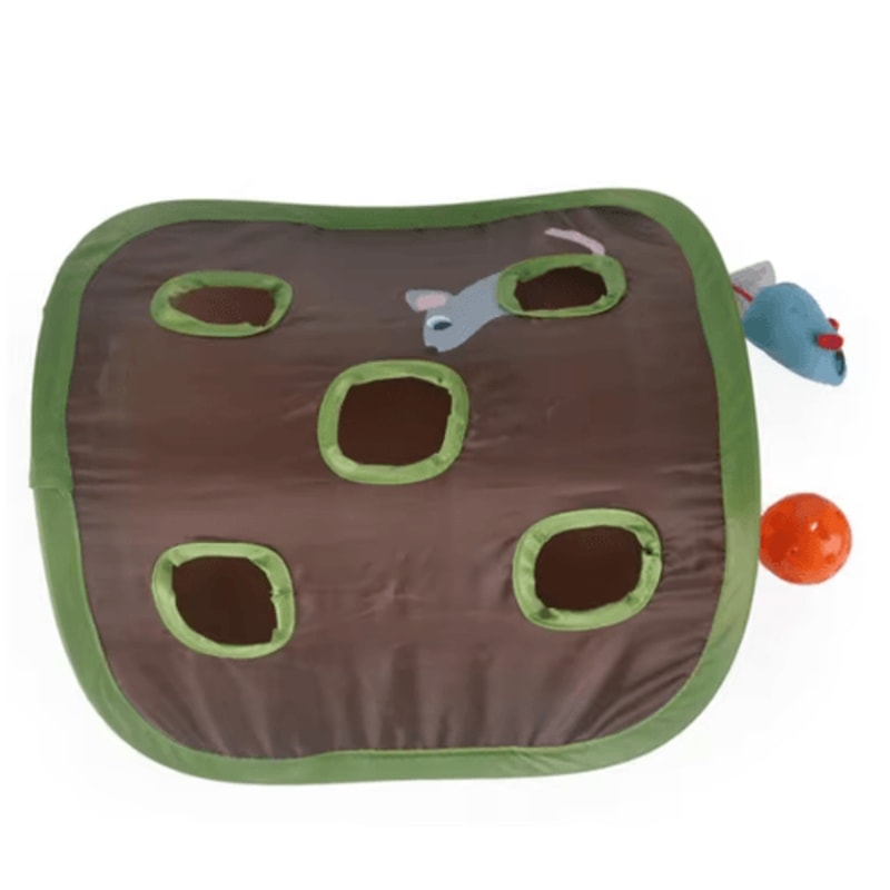 Interactive 9Hole Hide Seek Cat Tunnel Toy 4