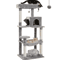 MultiLevel Plush Cat Tree Tower With Hammock Condo Bed 2