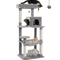 MultiLevel Plush Cat Tree Tower With Hammock Condo Bed 2