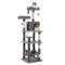 MultiLevel Plush Cat Tree Tower With Hammock Condo Bed 3