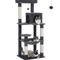 MultiLevel Plush Cat Tree Tower With Hammock Condo Bed 4