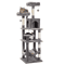 MultiLevel Plush Cat Tree Tower With Hammock Condo Bed 5