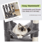 MultiLevel Plush Cat Tree Tower With Hammock Condo Bed 7