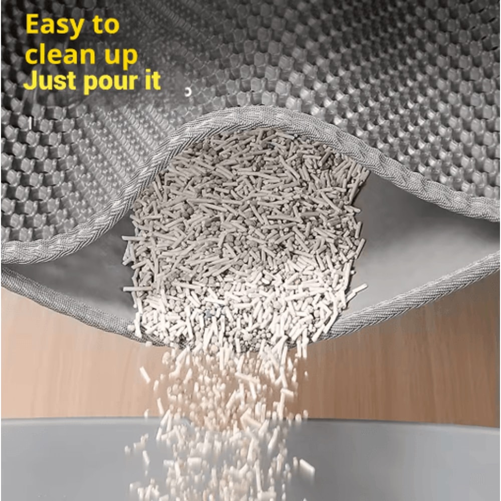 Large Waterproof DoubleLayer Cat Litter Trapping Mat 7