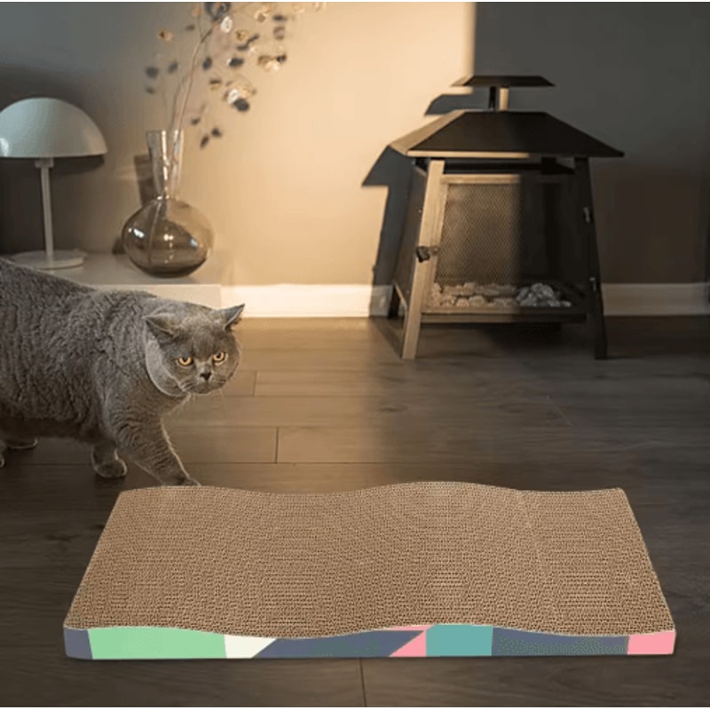 Durable Corrugated Cardboard Cat Scratching Board For Indoor Cats 5