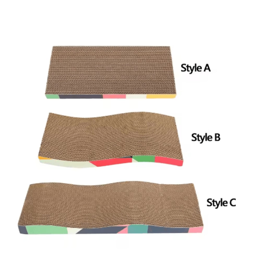 Durable Corrugated Cardboard Cat Scratching Board For Indoor Cats 0
