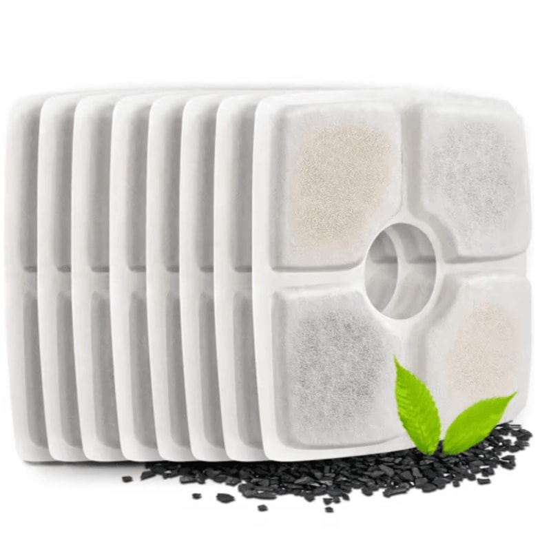 MultiLayer Activated Carbon Replacement Filters For Cat Water Fountains 1