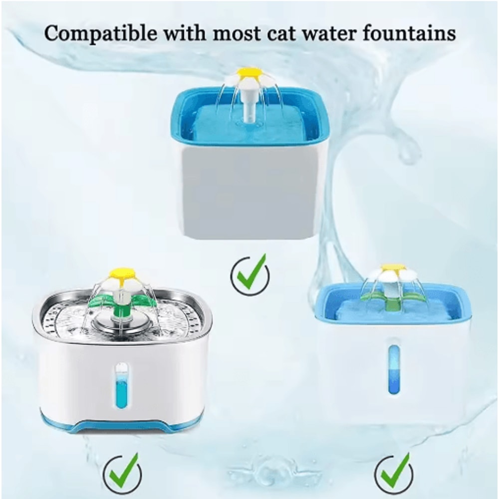 MultiLayer Activated Carbon Replacement Filters For Cat Water Fountains 6