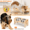PawRise Adjustable Elevated Pet Bowl Stand With Stainless Steel Dishes 4